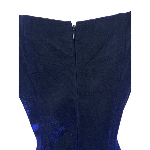 Besty & Adam Blue Women’s Formal Dress With Sparkle Accents Sz 7-8 - Picture 6 of 9